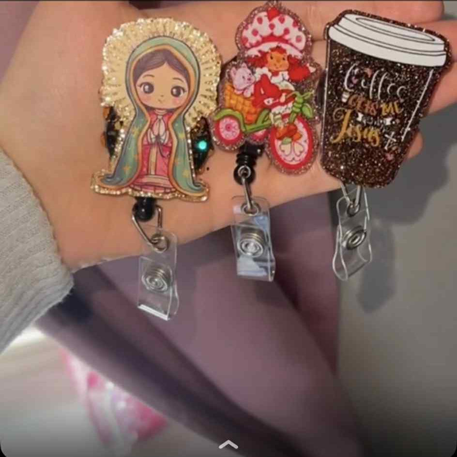 Beaded Badge Reels