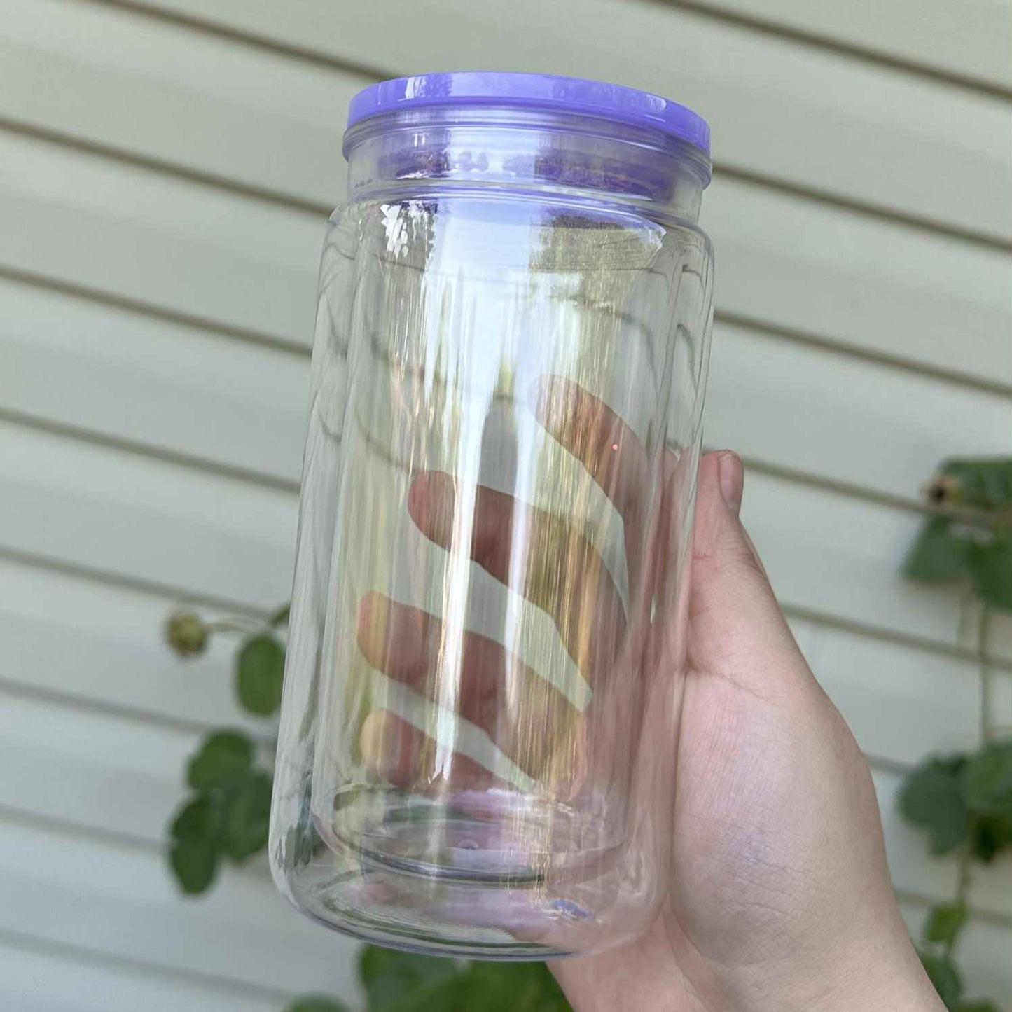 16oz Acrylic Snowglobe Tumbler