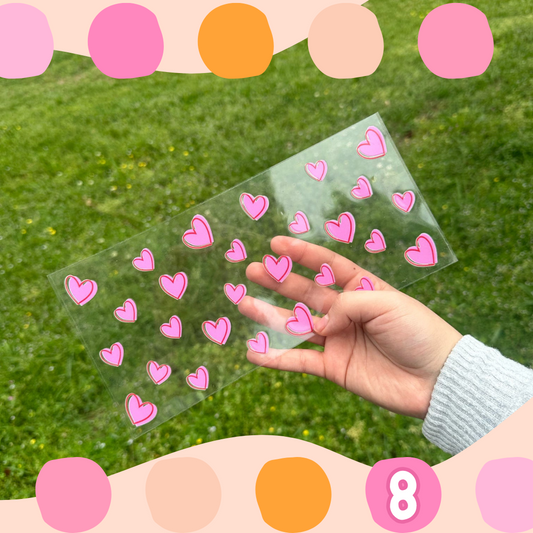 Pretty Pink Hearts